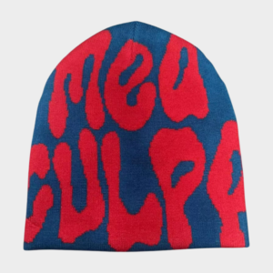 Mea Culpa Blue And Red Beanie