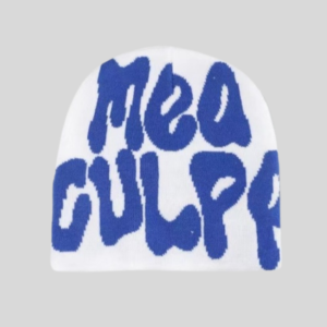 Mea Culpa Fun Day Beanie Blue And White