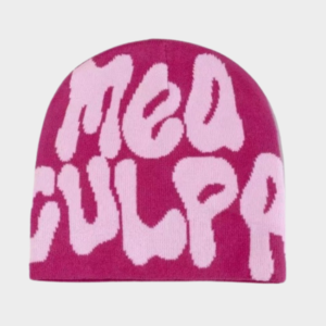 Mea Culpa Fun Day Beanie Dark Pink