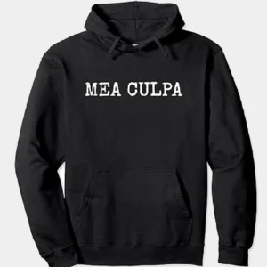 Mea Culpa Pullover Hoodie Black2