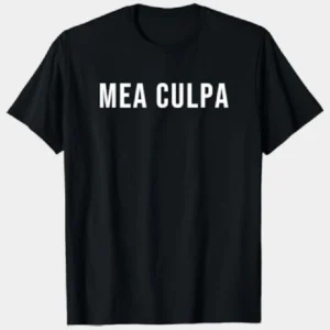 Mea Culpa T-Shirt Black2