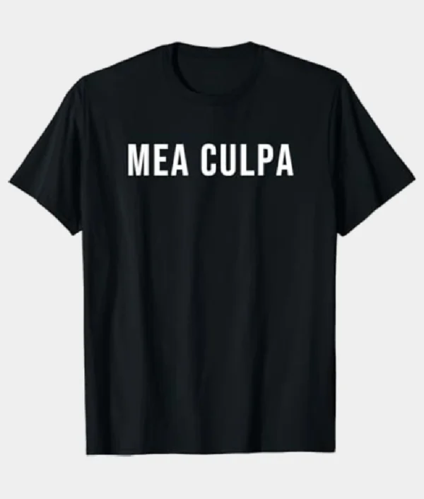 Mea Culpa T-Shirt Black2