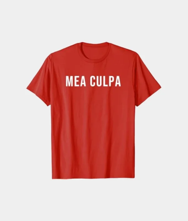 Mea Culpa T-Shirt Red