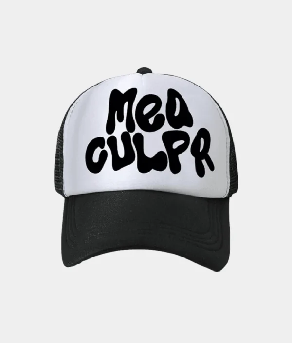 Mea Culpa Trucker Hat Black